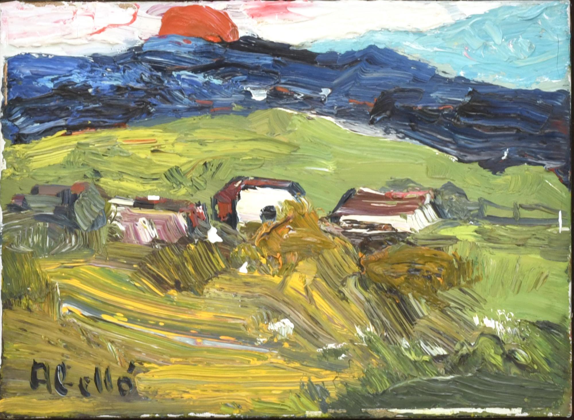 JOAN ABELLÓ (1922-2008). "Estudi", 1983.