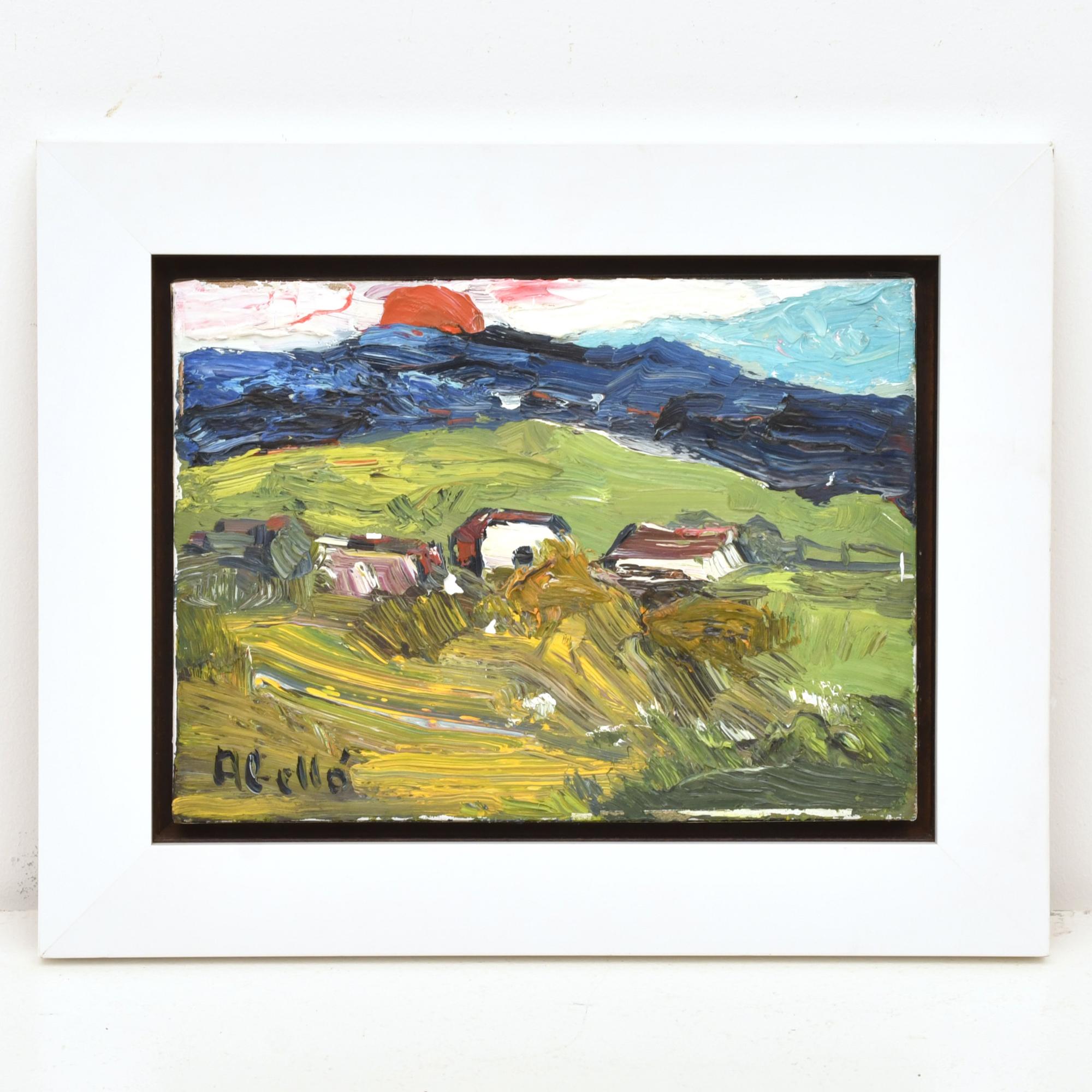 JOAN ABELLÓ (1922-2008). "Estudi", 1983.