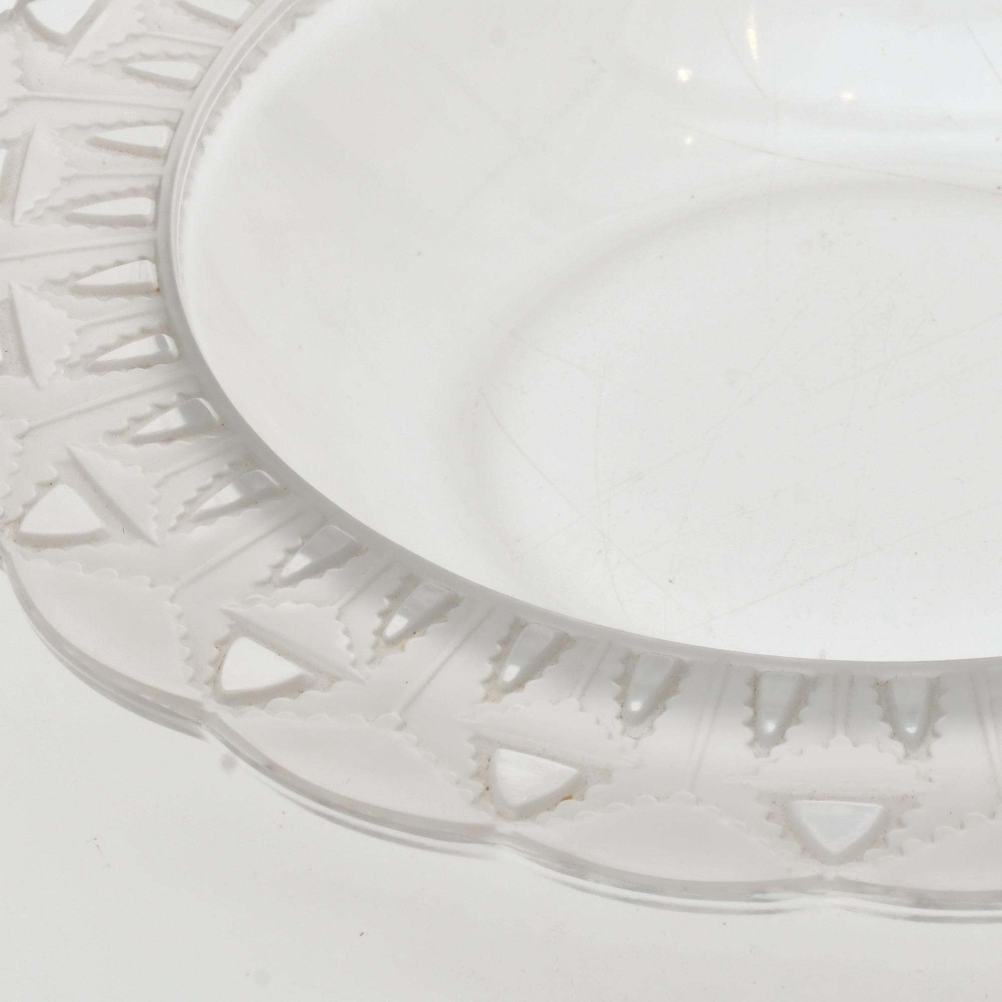 LALIQUE. Centro de mesa modelo "Chevreuse", circa 1930.