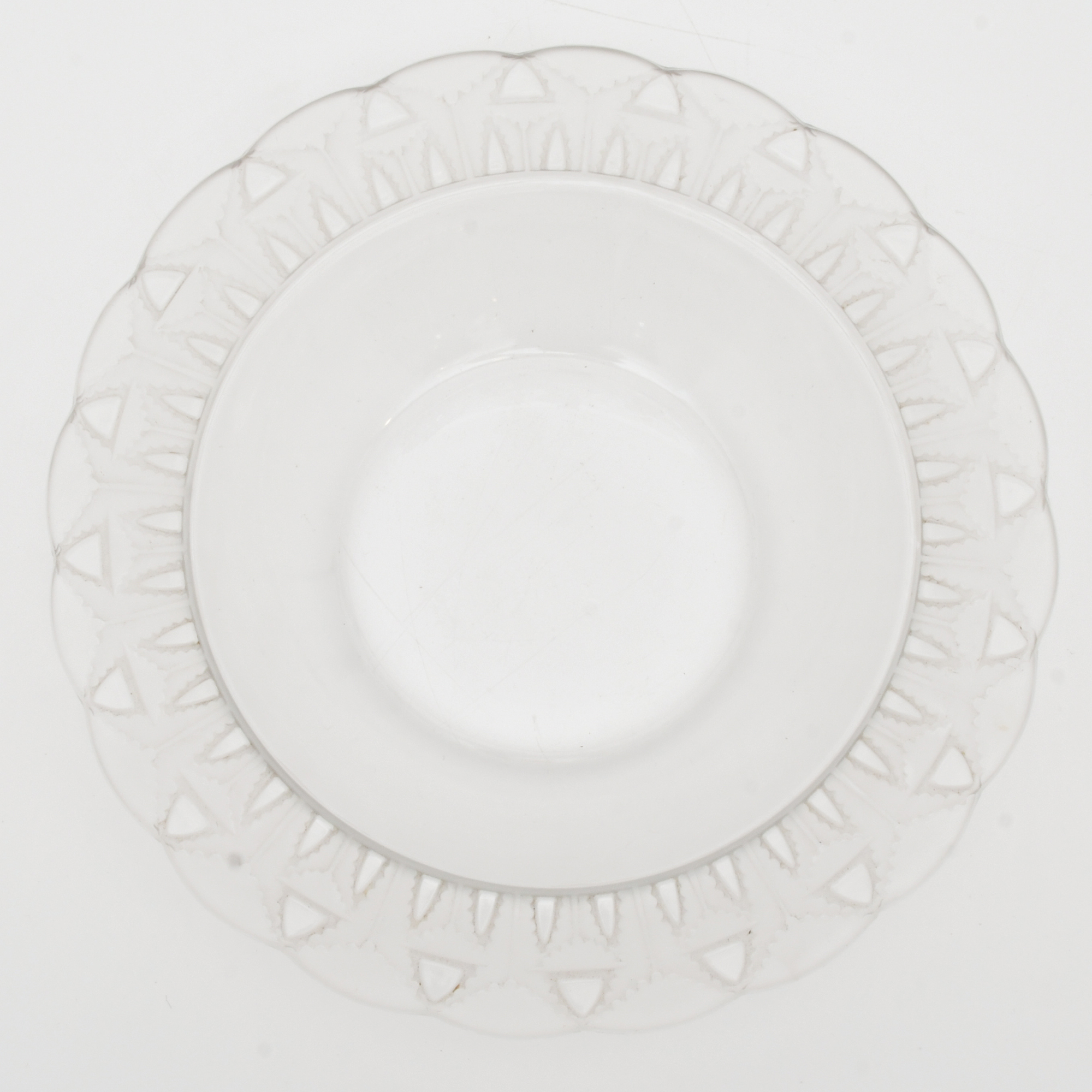 LALIQUE. Centro de mesa modelo "Chevreuse", circa 1930.