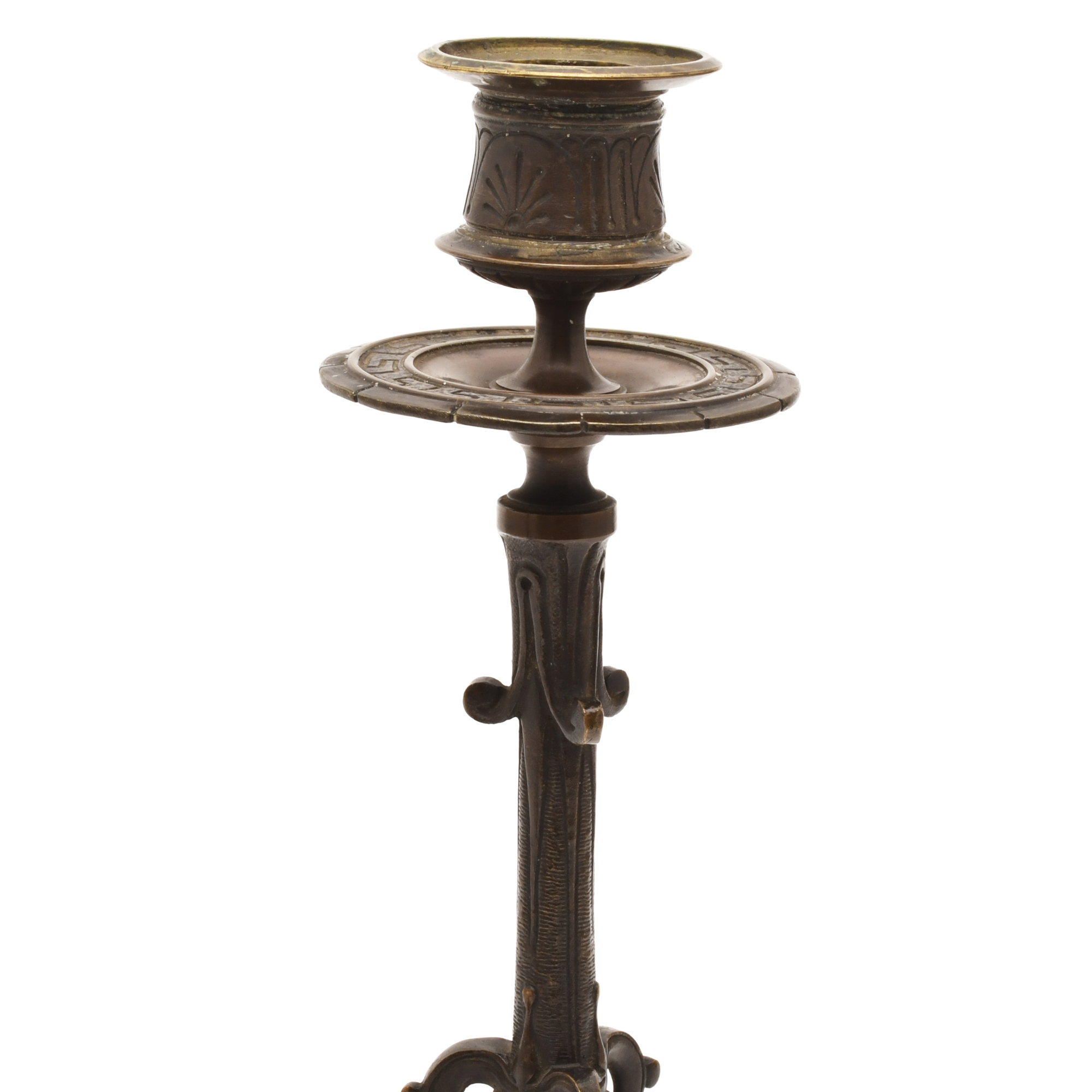 Pareja de candeleros estilo Napoleón III, siglo XX.