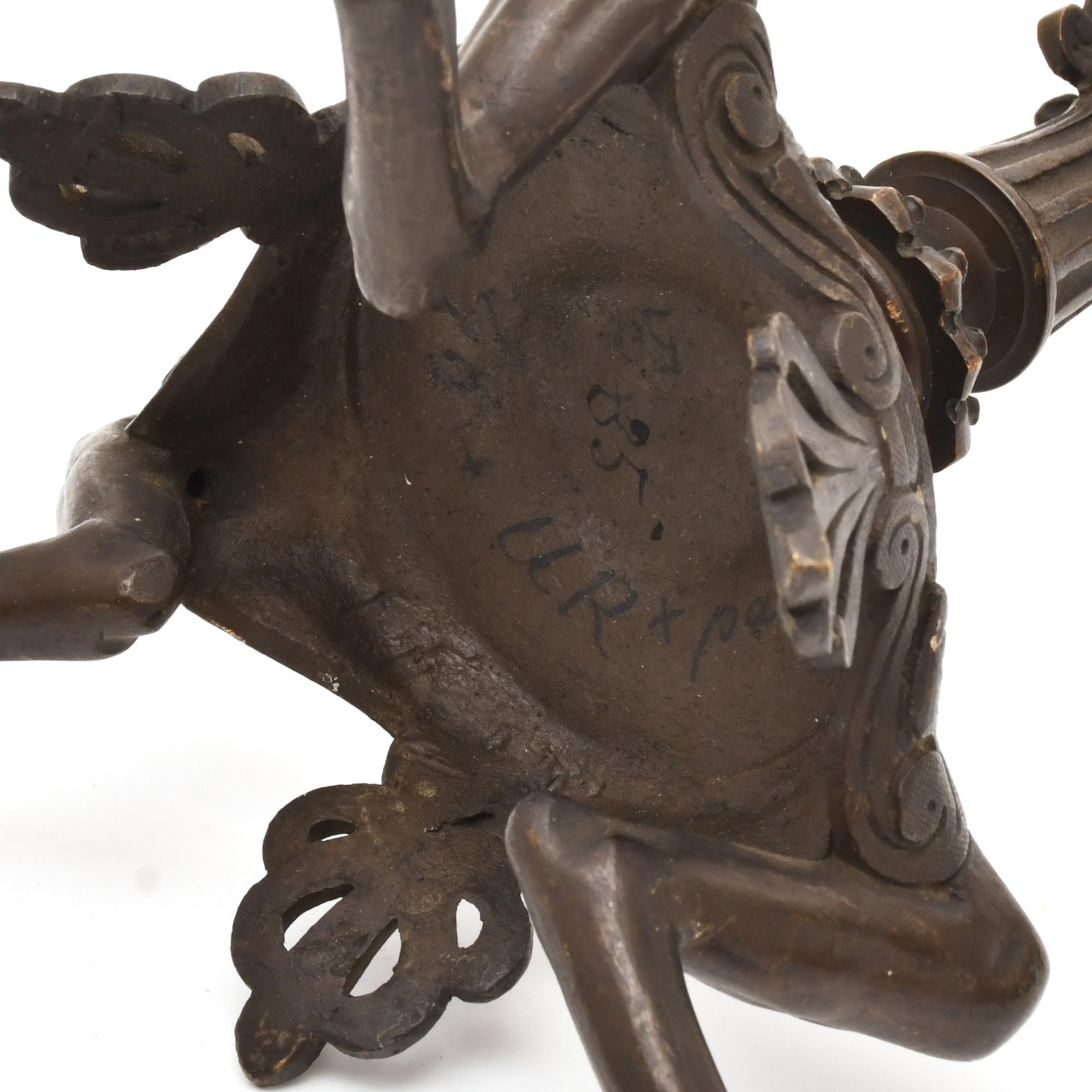 Pareja de candeleros estilo Napoleón III, siglo XX.