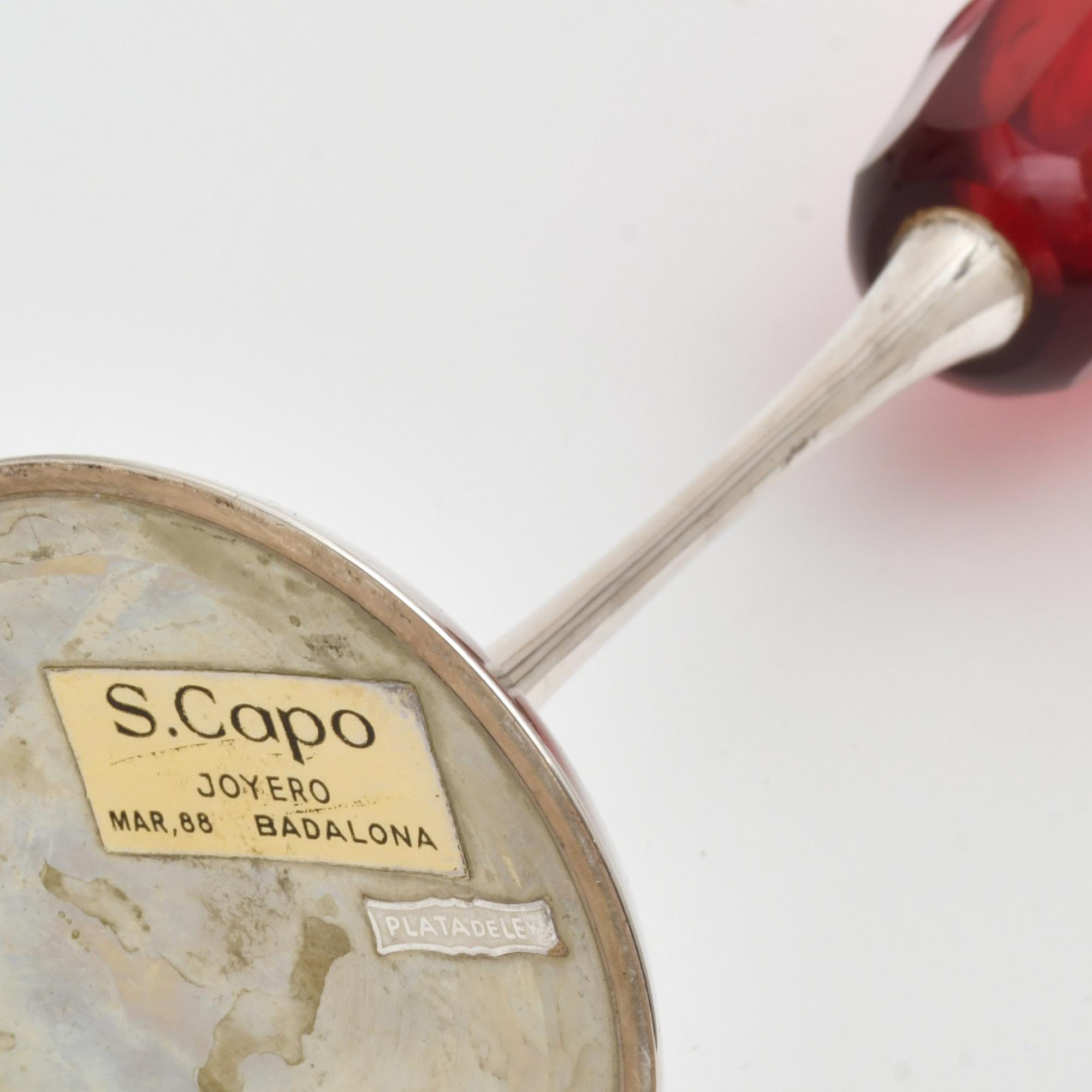 Conjunto de 6 copas.