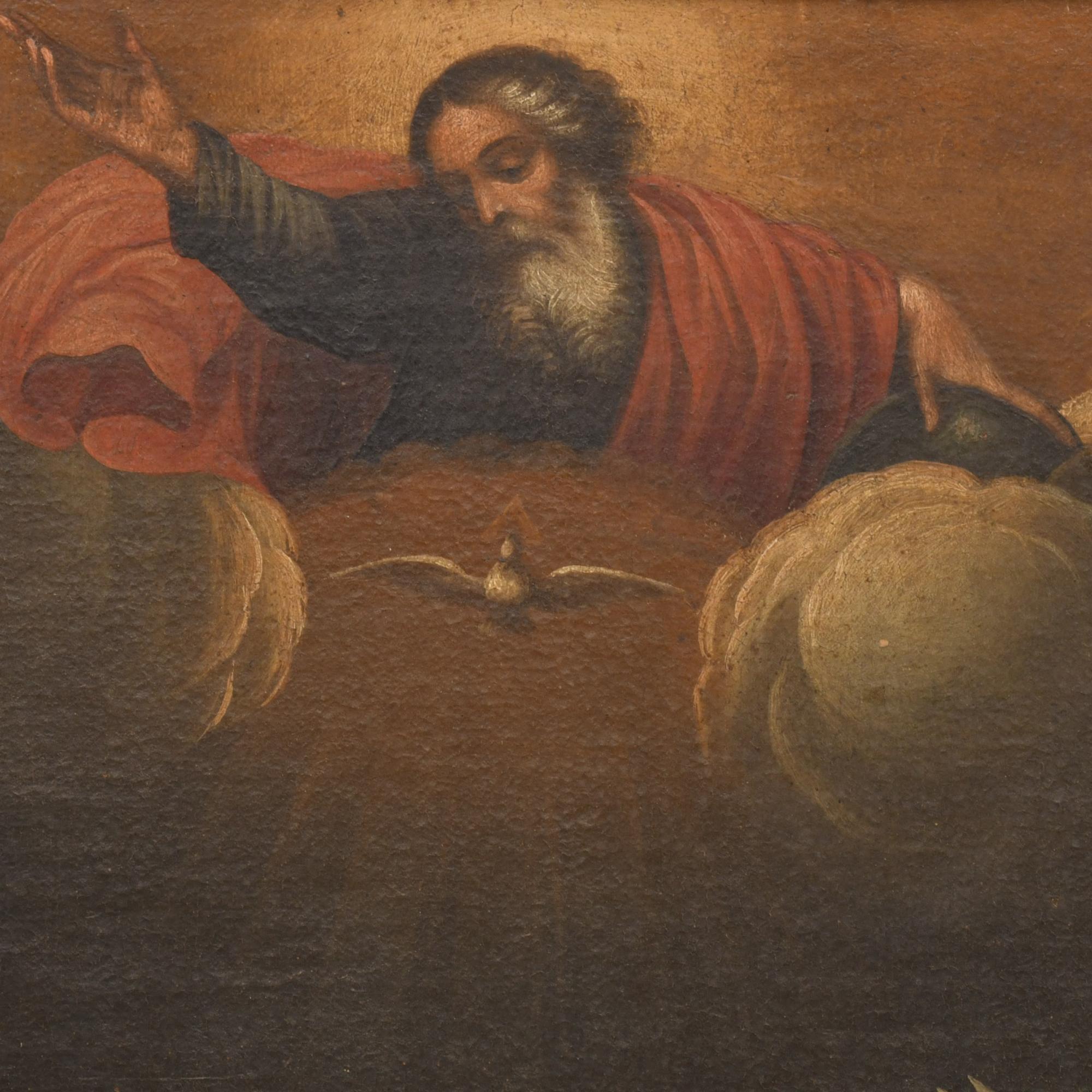 ESCUELA PROBABLEMENTE ARAGONESA, SIGLO XVIII. "Sagrada fami