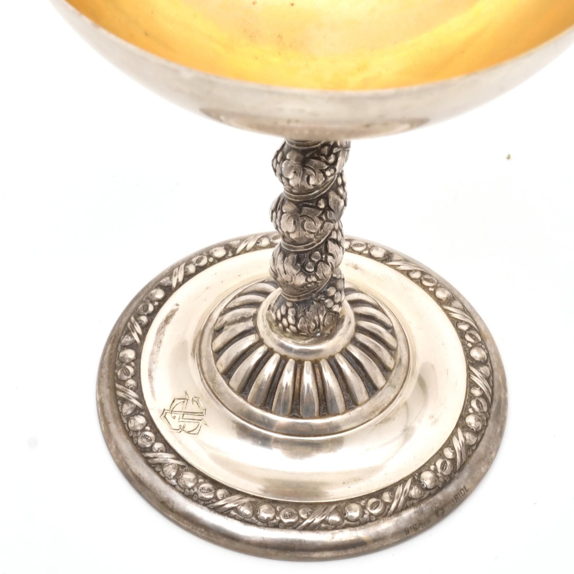 Conjunto de 6 copas, siglo XX.