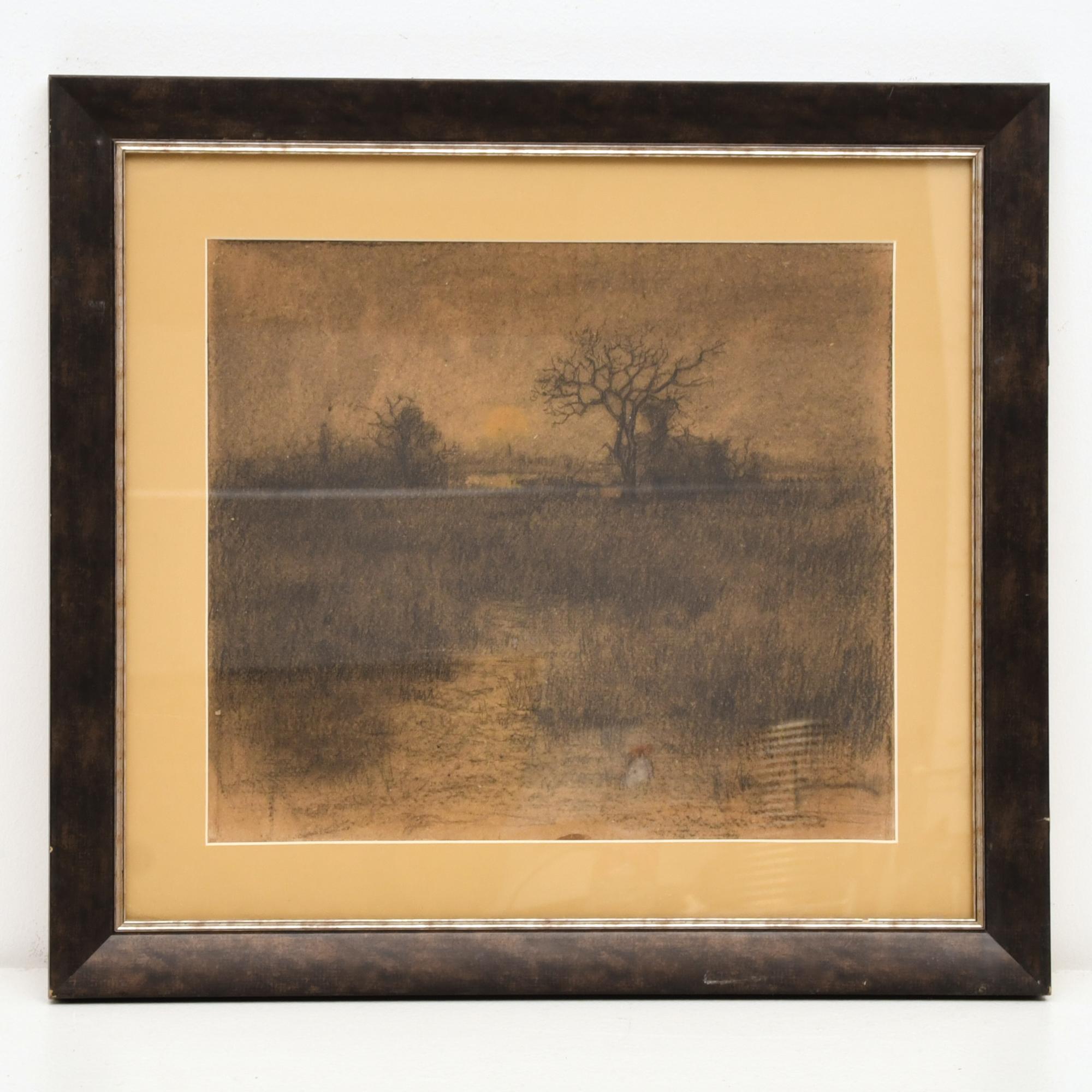 ELISEU MEIFRÉN ROIG (1859-1940). "Paisaje".