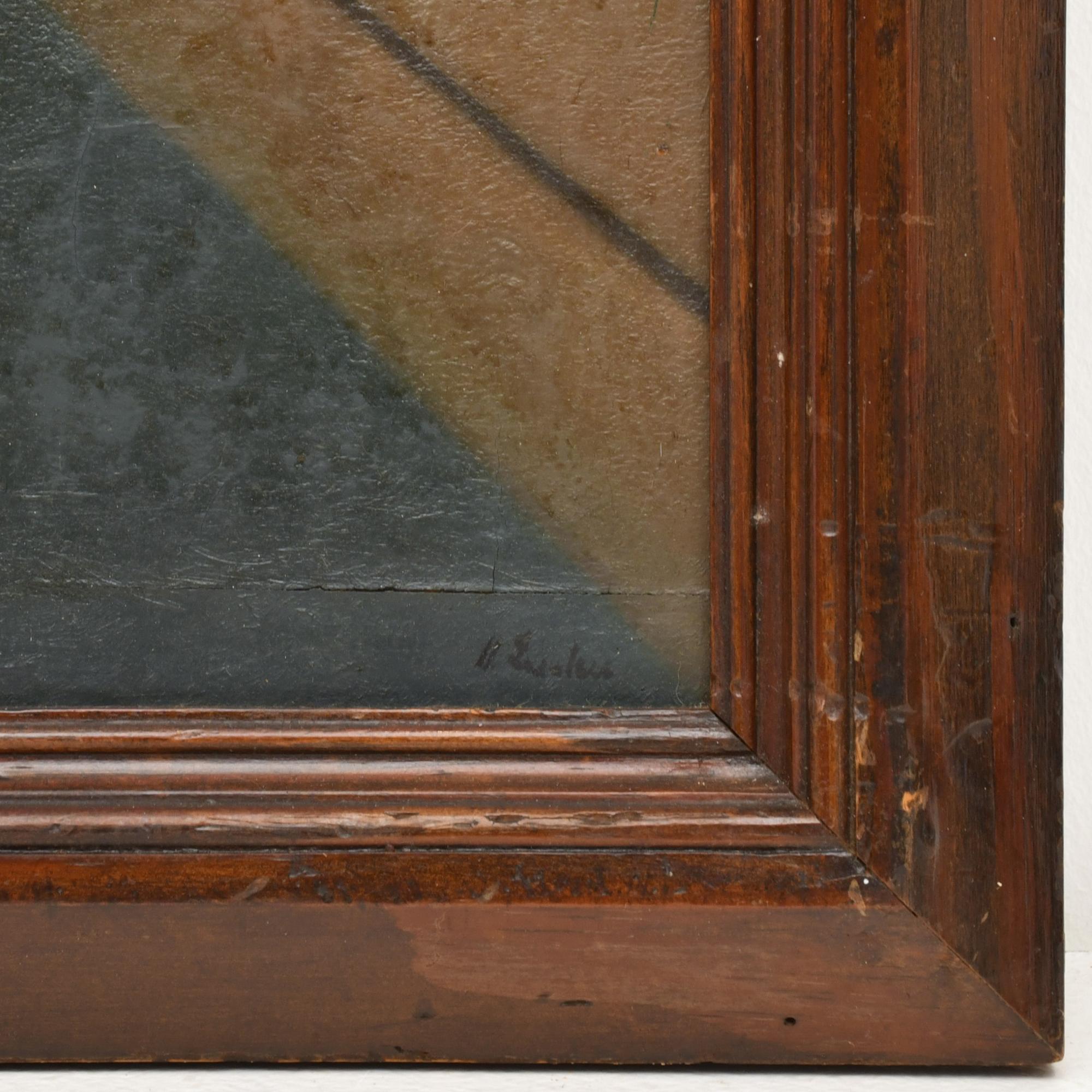 DANIEL QUINTERO (1949).  "Siena y sanguina", 1984.