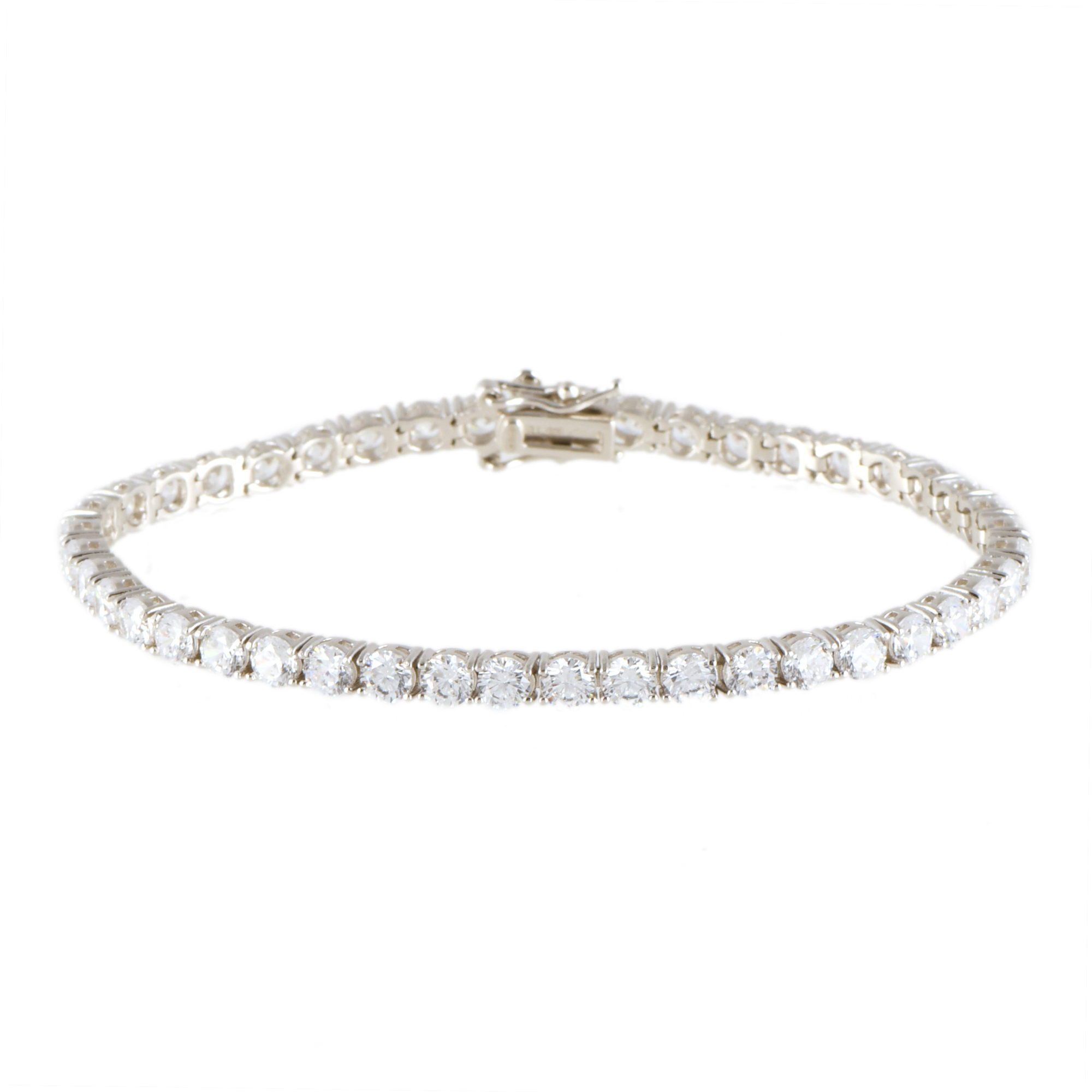 Pulsera riviére con circonitas.