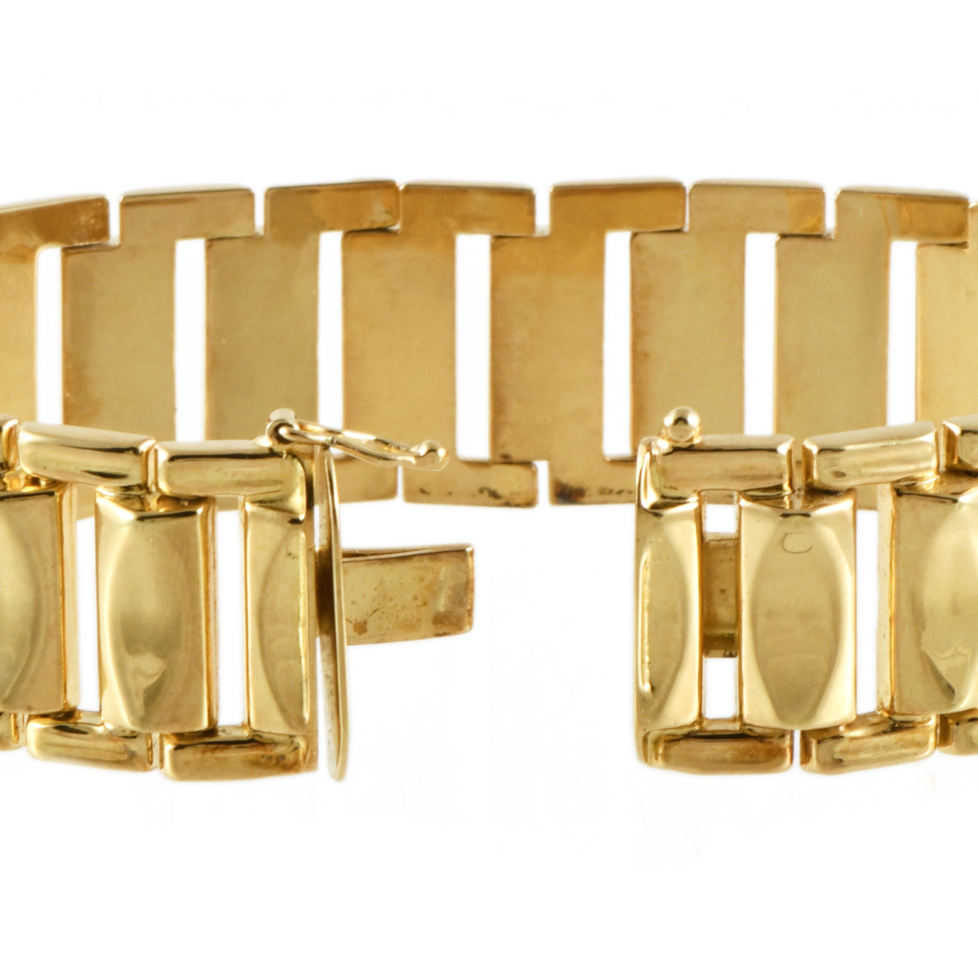 Pulsera plana articulada.