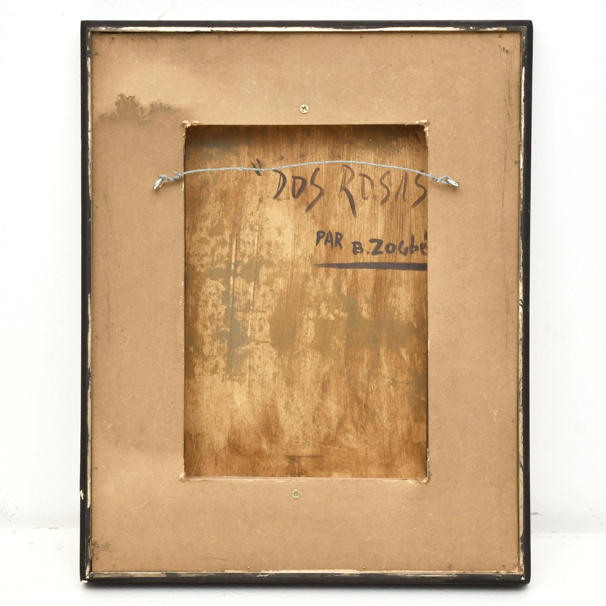 BIBI ZOGBE (1890-1975).  "Dos Rosas".