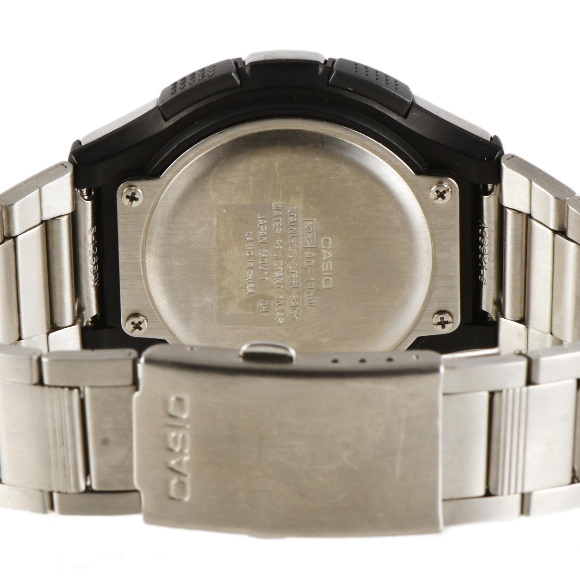 CASIO, AQ 190W, Reloj de pulsera.