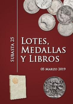 Subasta 25 - Lotes, Medallas y Libros