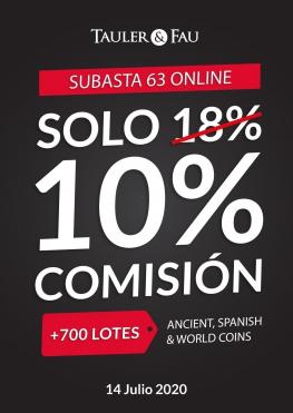 Subasta 63 - Solo 10% Comisión