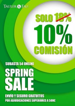 Subasta 54 - Spring Sale - 10% Comisión